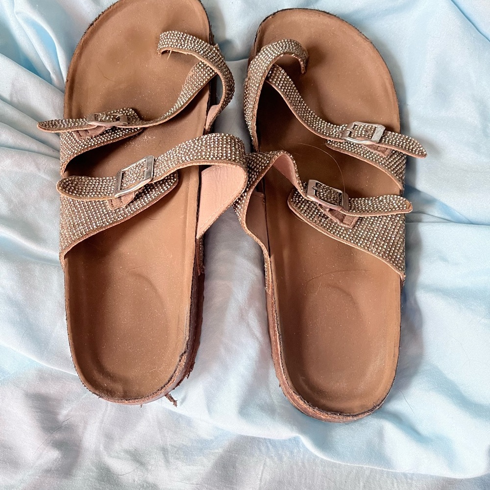 Sparkly sandals
